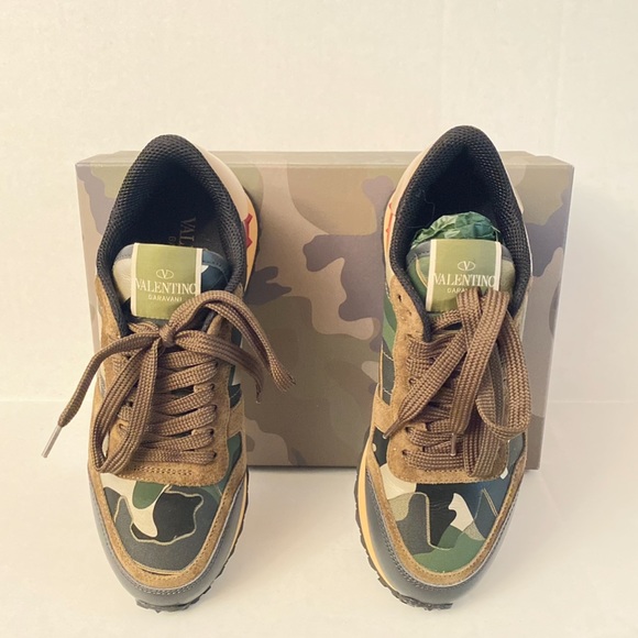 Valentino Garavani Rockrunner camouflage sneakers - Picture 5 of 12